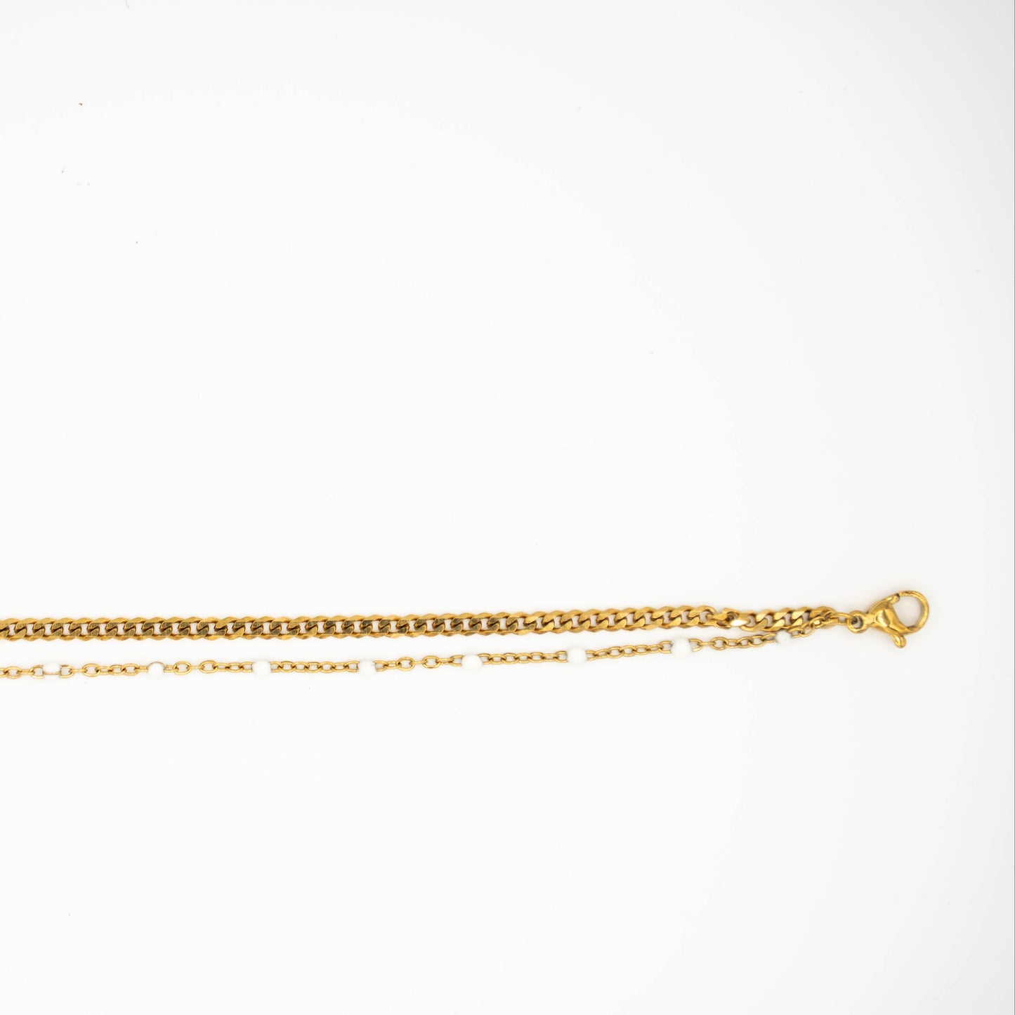 Minimalistische dubbele armband