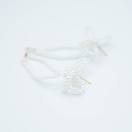 Twinkle bow oorbellen