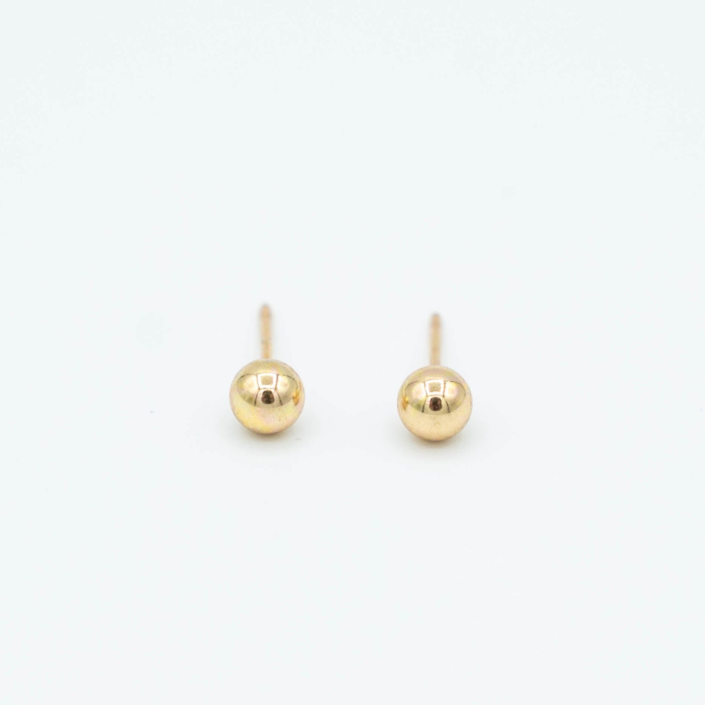 Gouden stud oorbellen
