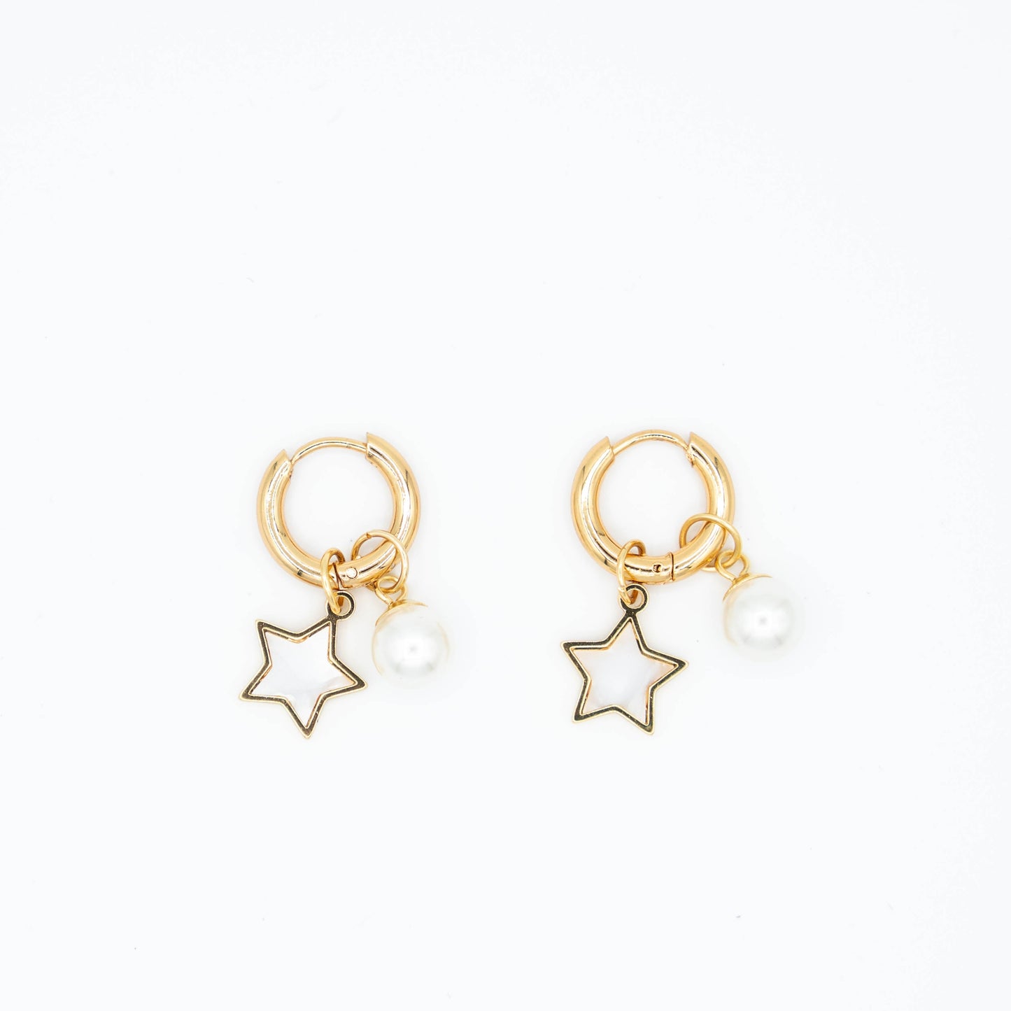 Secret star bedel oorbellen