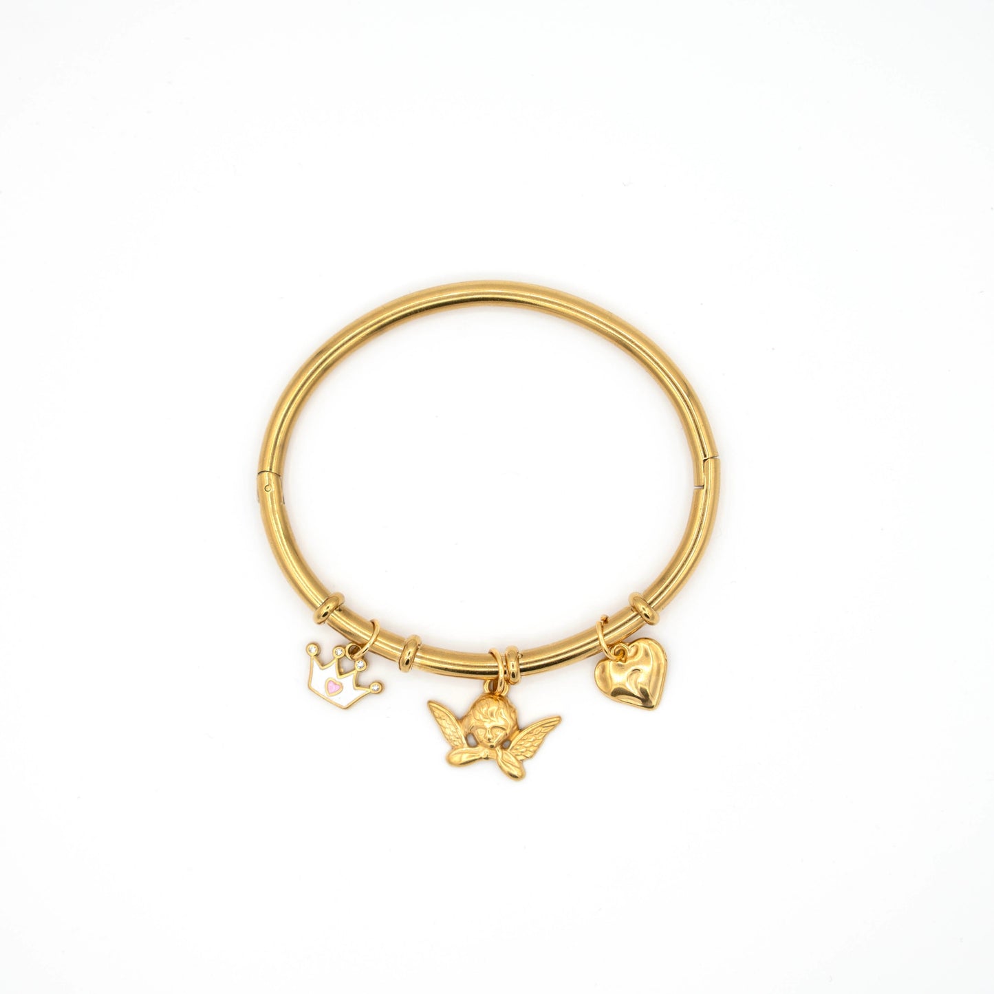 Angel charms bangle