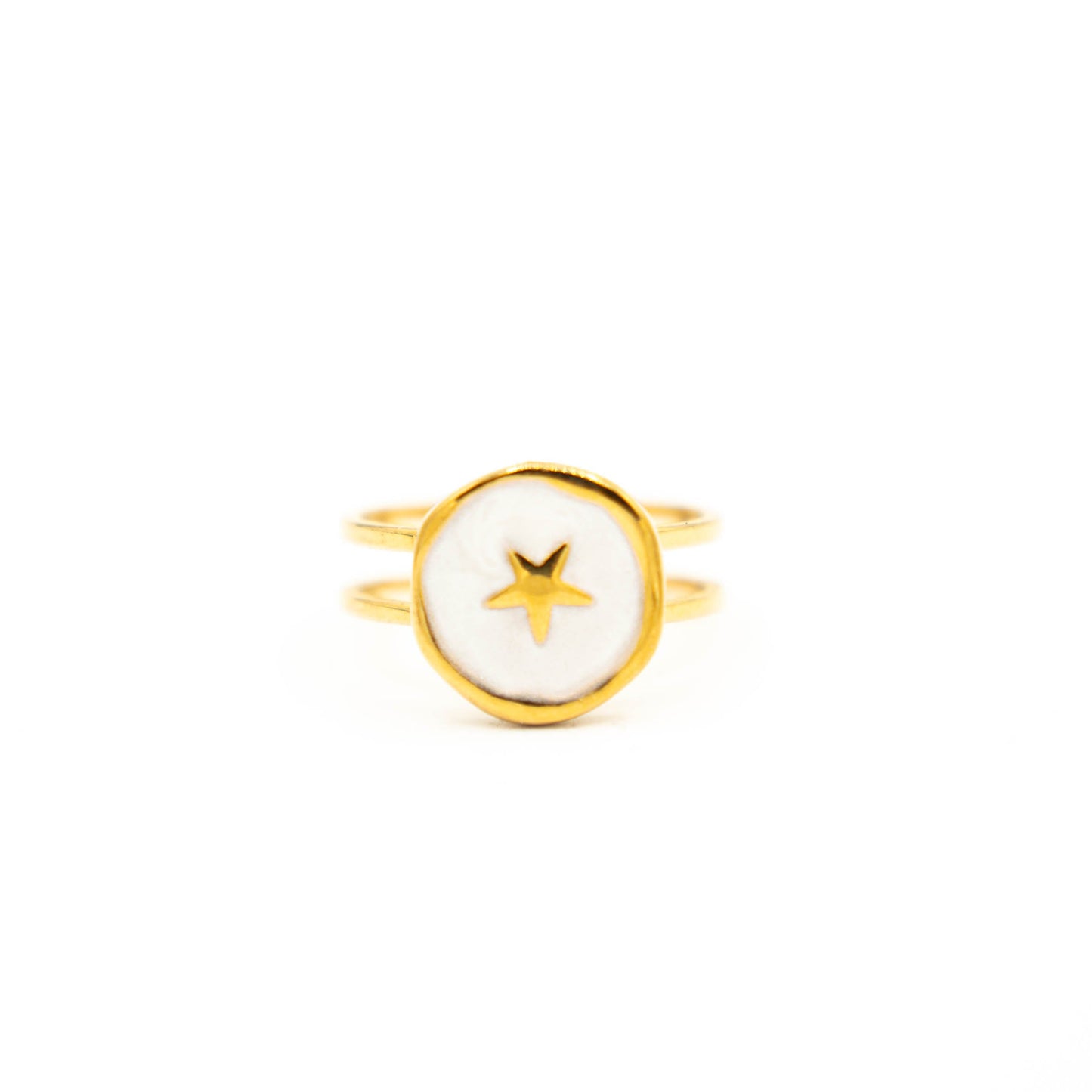 White star ring
