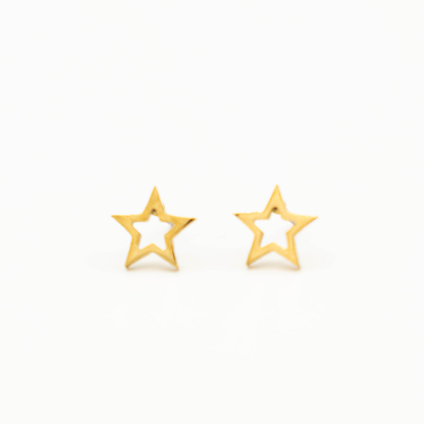 Ster stud oorbel