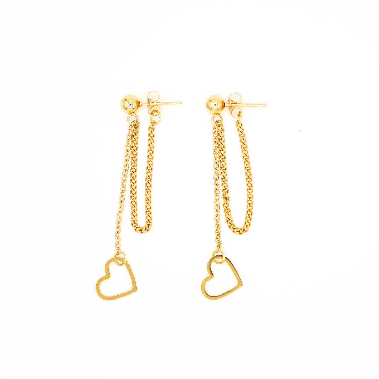 Chain of love oorbellen