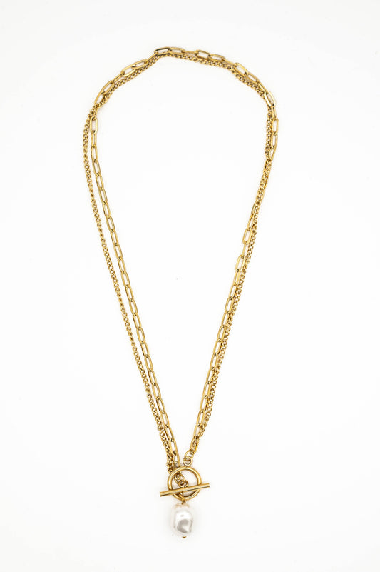 Parel hanger ketting