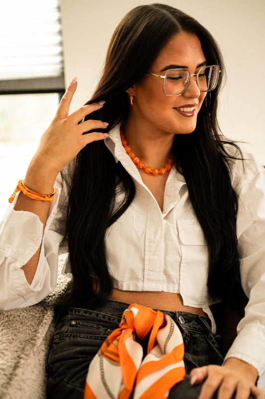 Oranje bangle
