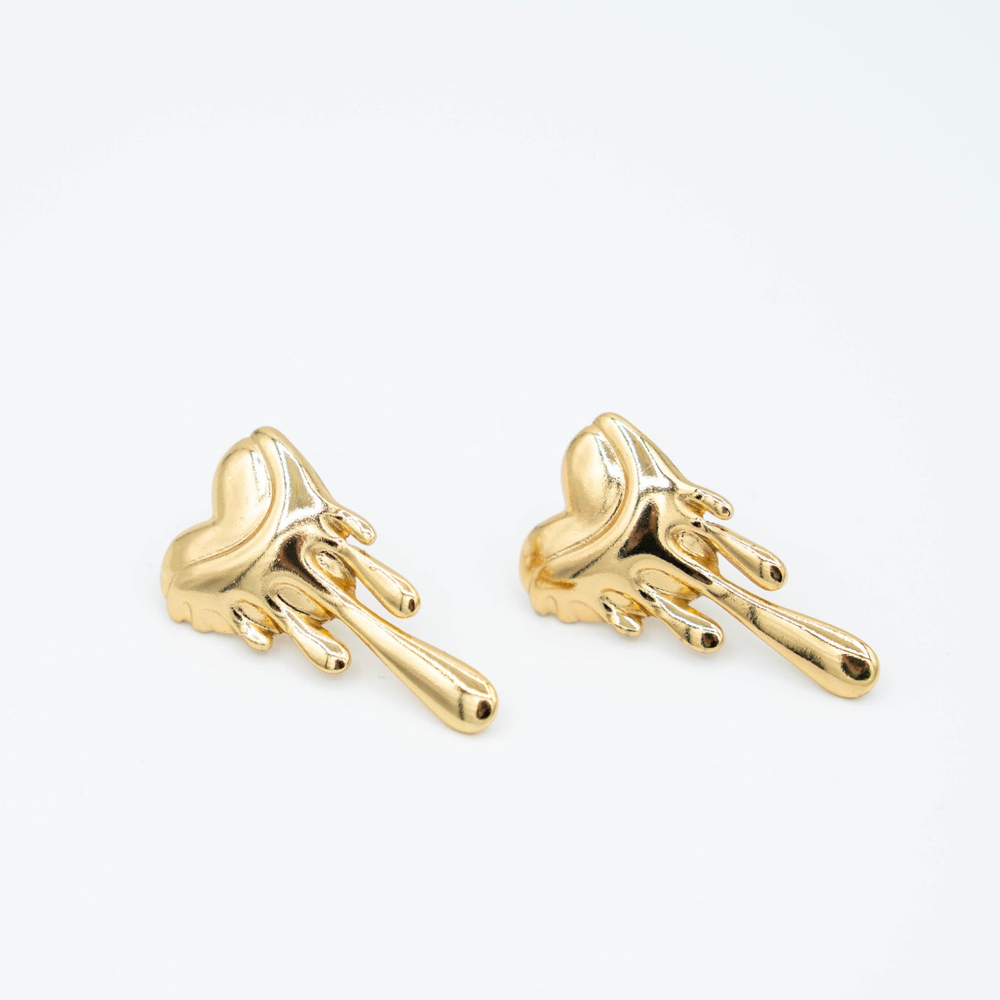 Heartdrops oorbellen