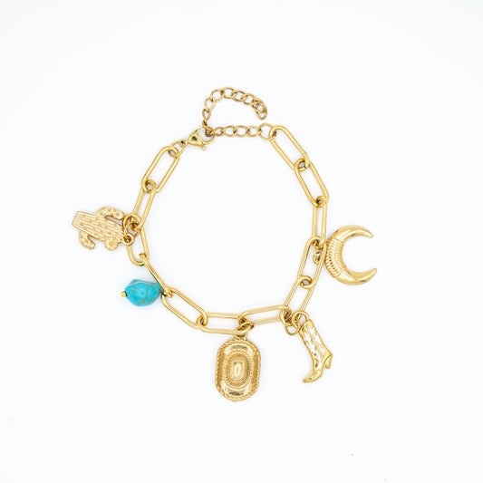 Cowgirl bedelarmband