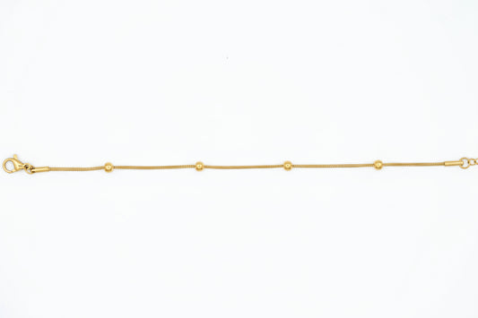 Minimalistische armband met bolletjes