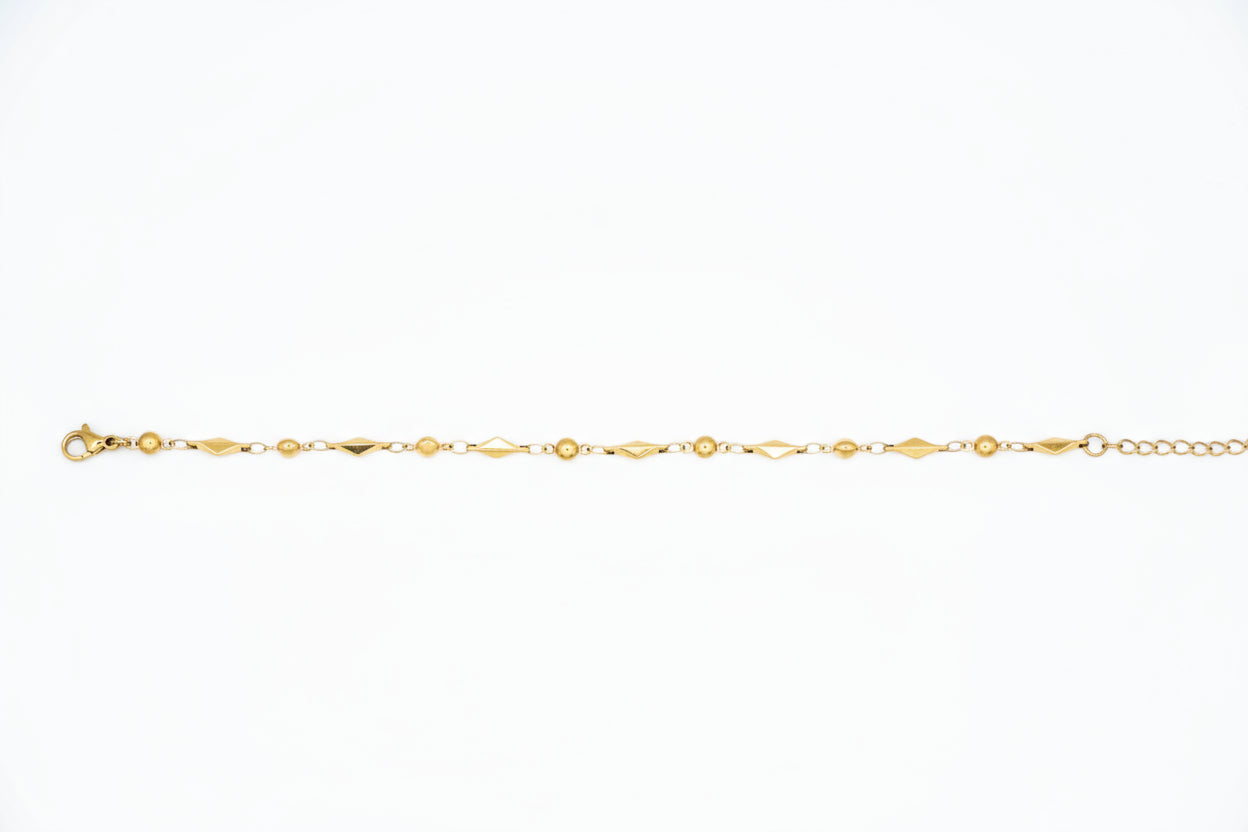 Minimalistische armband ruitjes