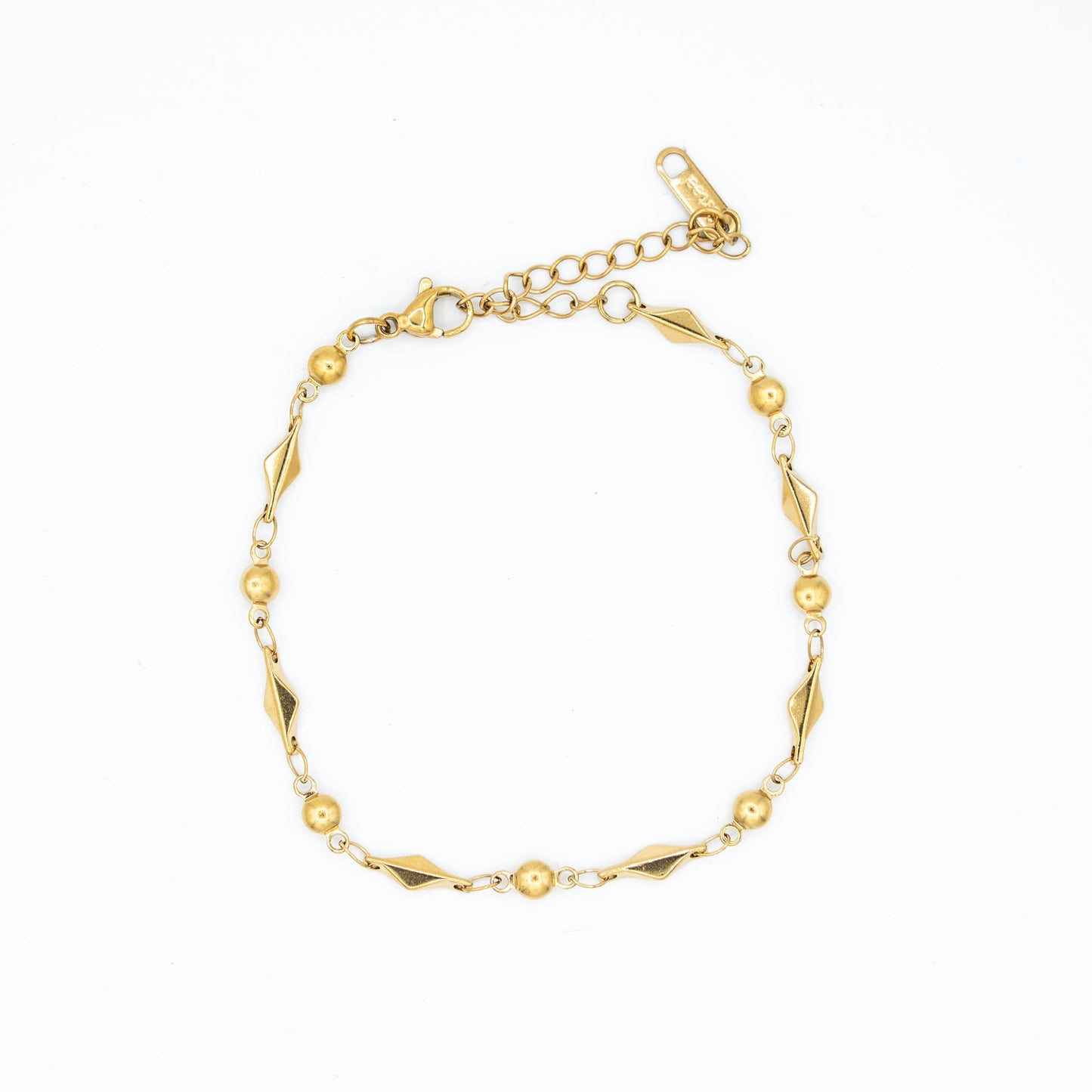 Minimalistische armband ruitjes