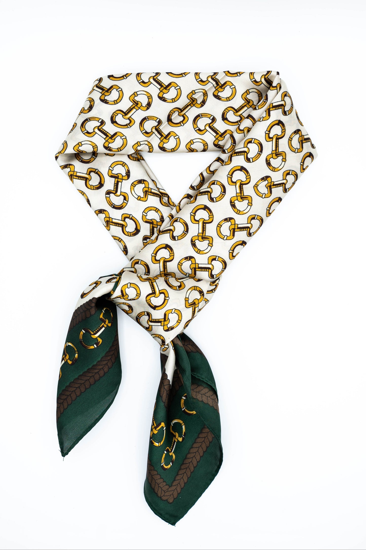Green bits satijn sjaaltje